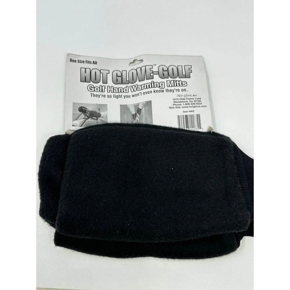 NEW! Hot Glove Cart Mitts Mittens Black Insulated Hand Warmer Golf Gloves V8
